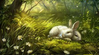 Bunny AI Image Wallpaper: High-Resolution Desktop Background