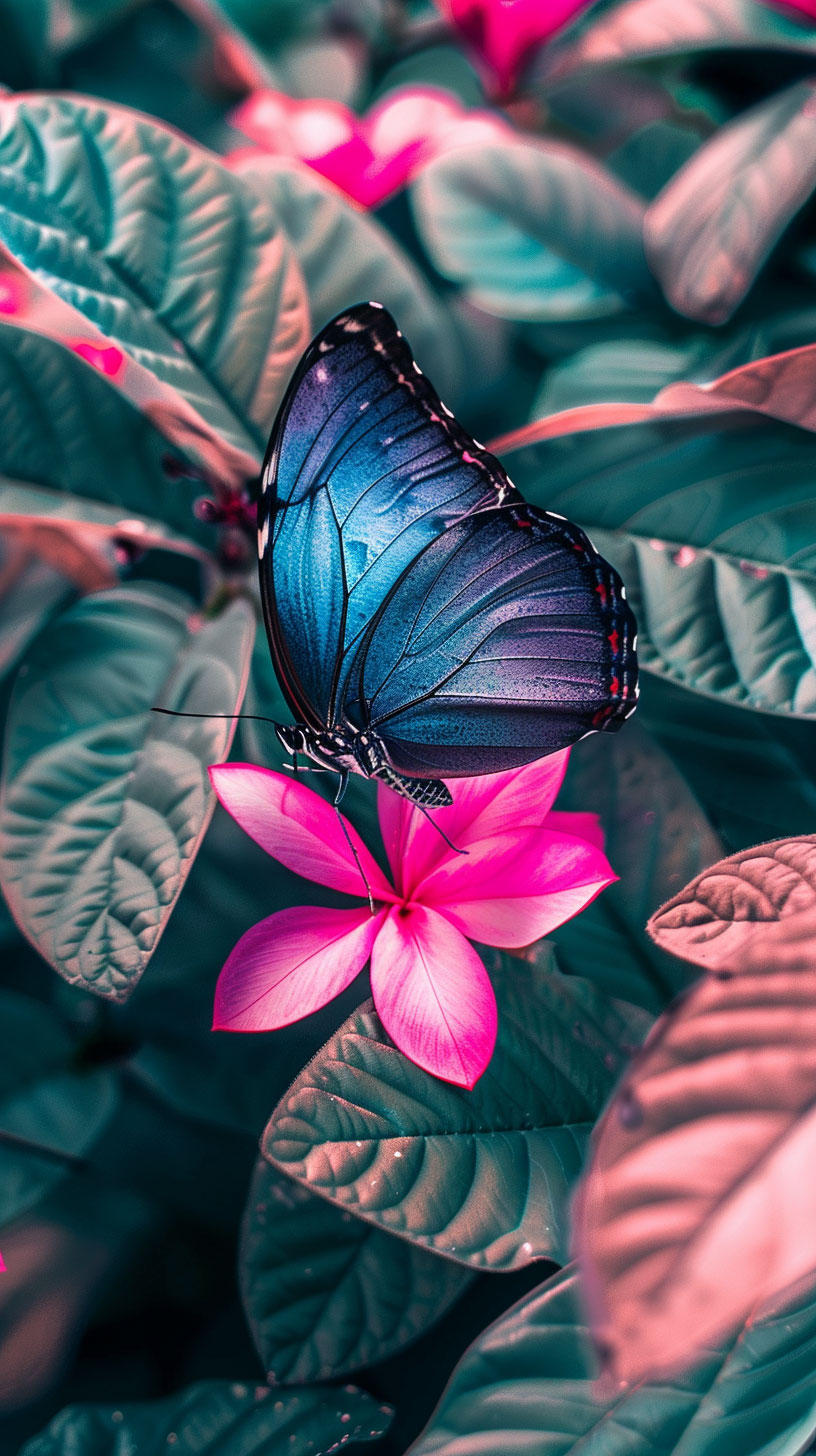 Vivo Butterfly Phone Background