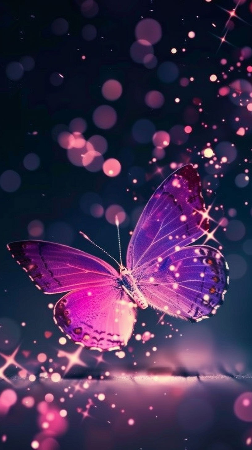 Oppo Butterfly Lock Screen Wallpaper