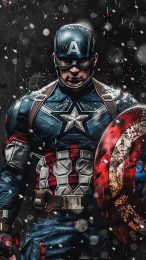 Huawei Captain America AI Mobile Wallpaper: HD Images