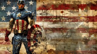 Captain America AI HD Pics for Desktop Background