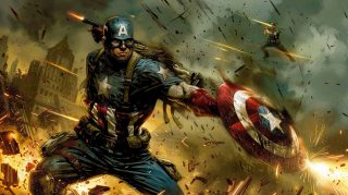 Free Captain America AI Wallpaper for Desktop Download