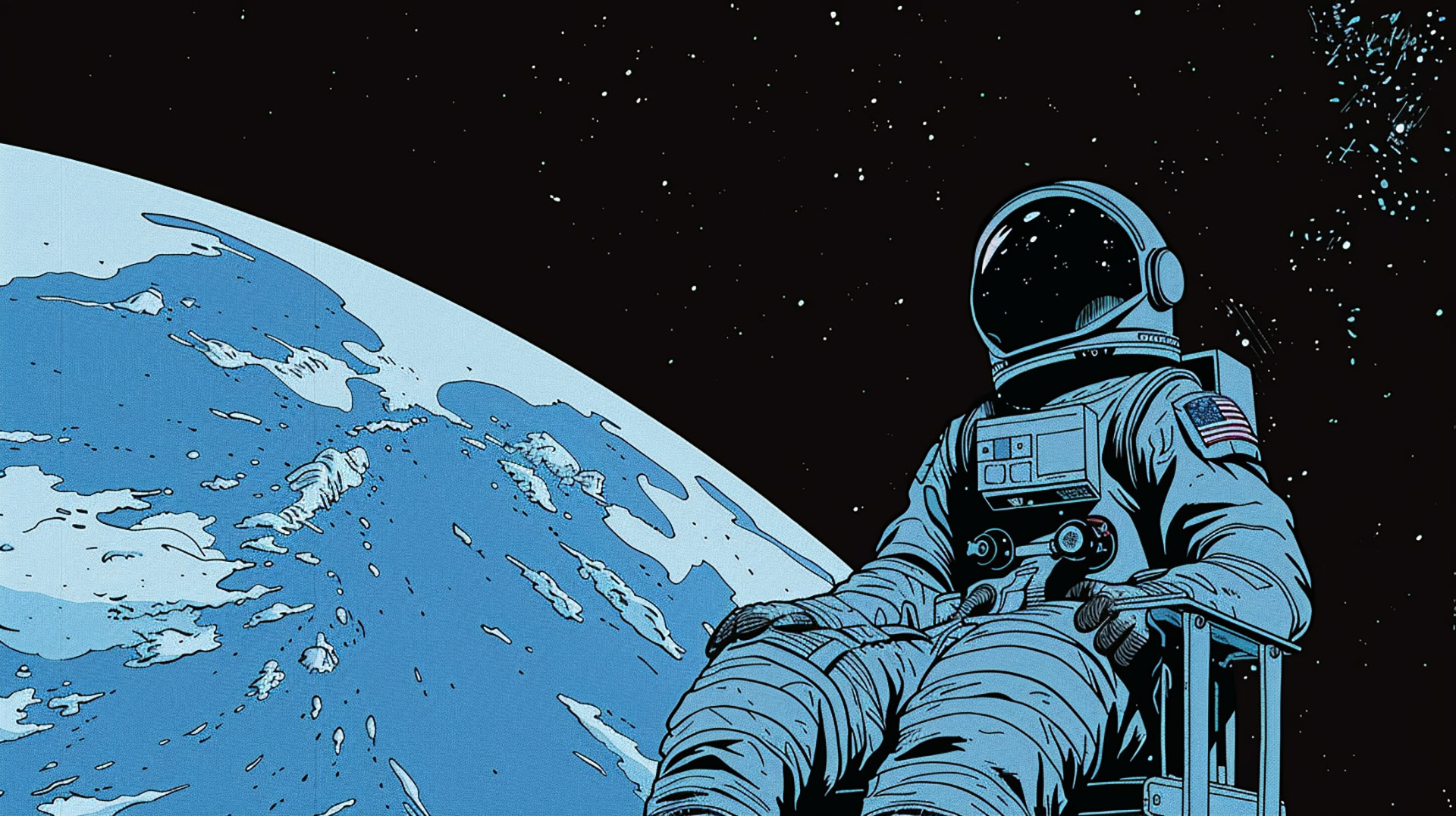 Download Free Cartoon Astronaut Desktop Backgrounds