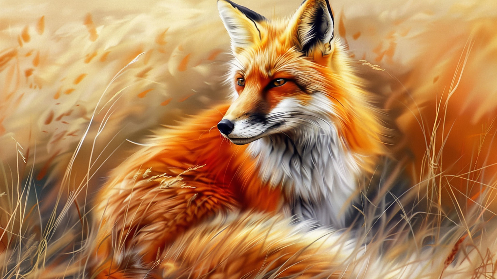 Cute Cartoon Fox Wallpaper for Huawei Phones