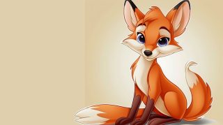 Ultra HD Cartoon Fox Wallpaper for Samsung Devices