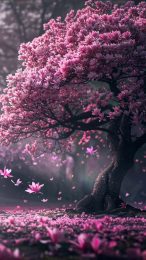 Download HD Cherry Blossom Tree Mobile Wallpaper