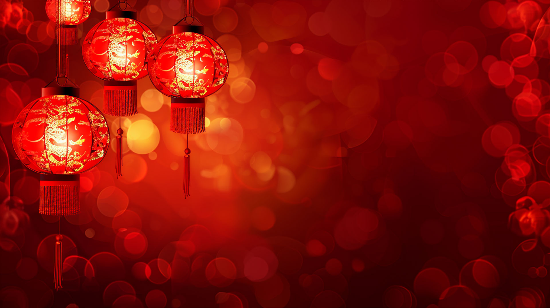 Golden Ox Chinese New Year Portrait Wallpaper