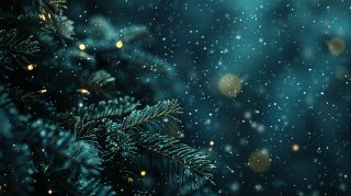 Magical Christmas Tree AI Ultra HD Background