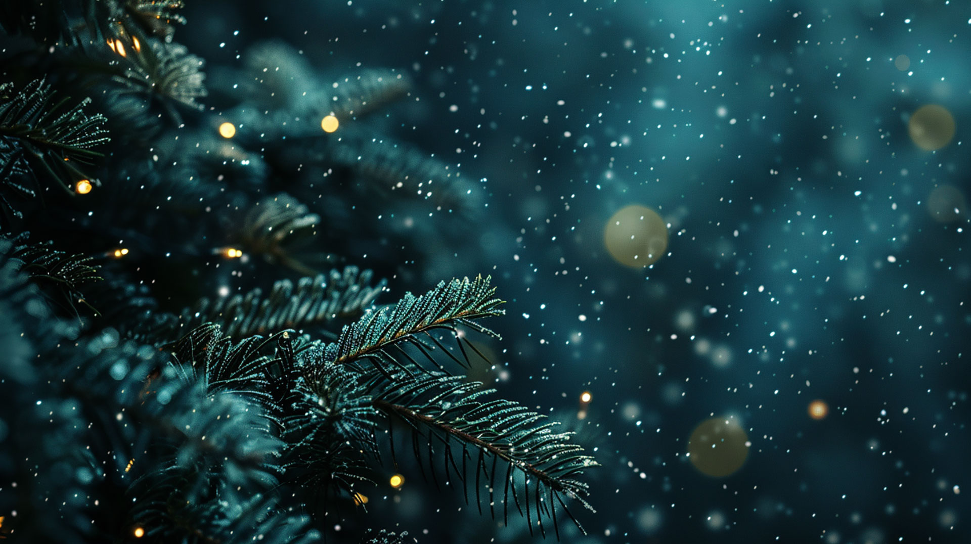 Magical Christmas Tree AI Ultra HD Background