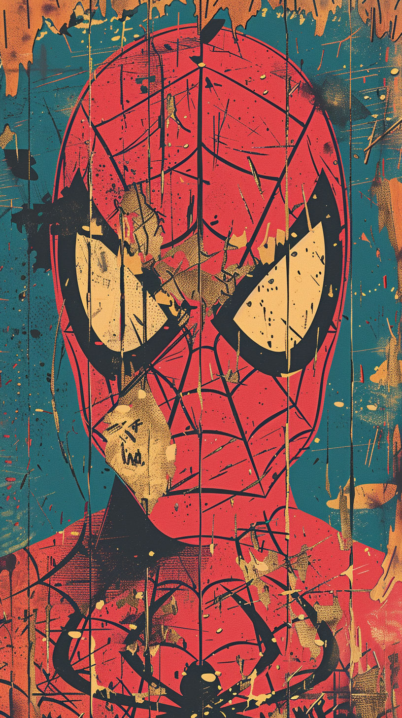 Comic Book: Vibrant Mobile Screen Background