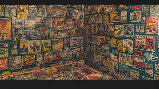 8K Comic Book AI Desktop Wallpaper Collection