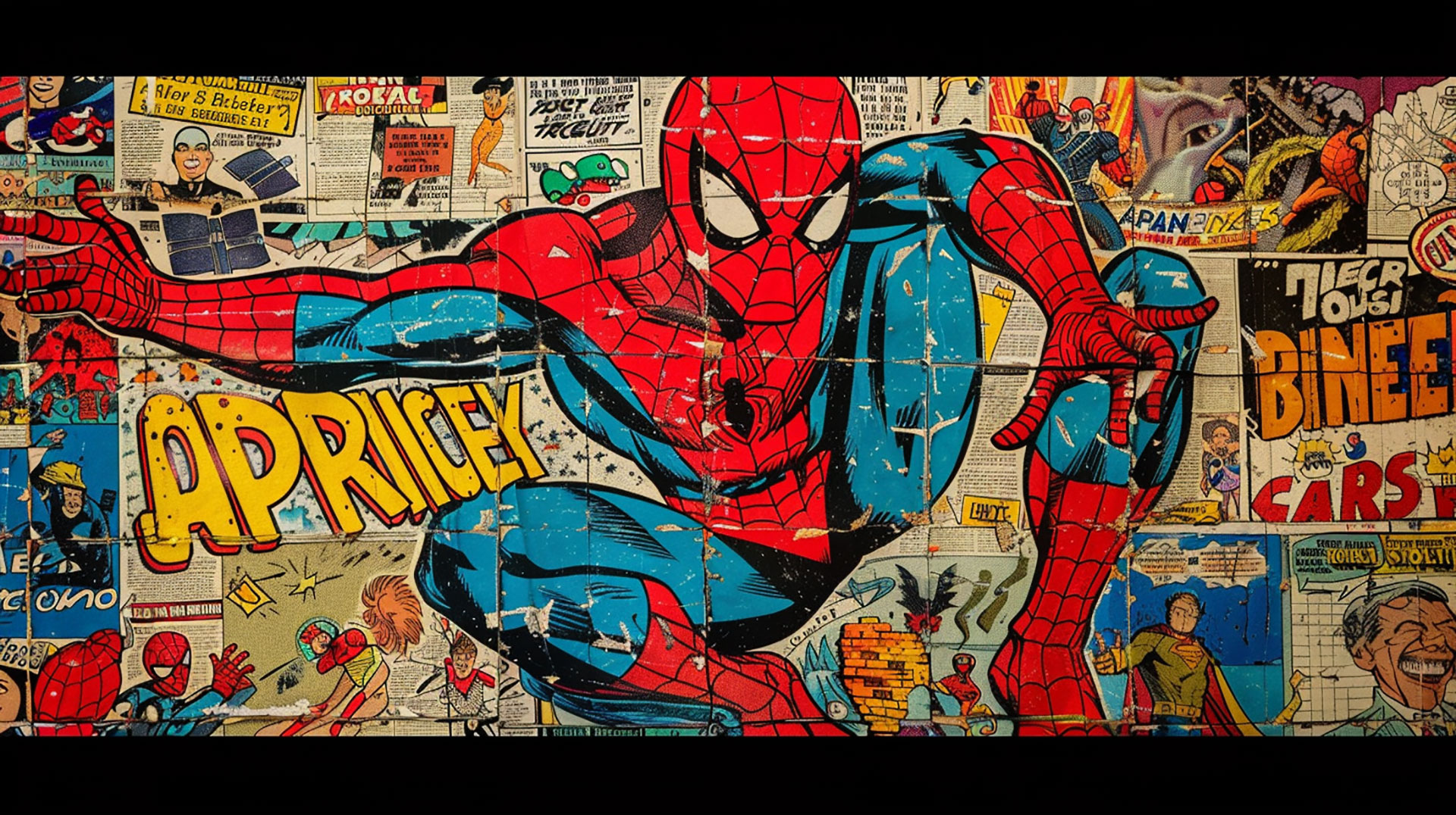 Comic Book AI Digital Background: Free HD Wallpapers