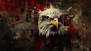 Stars and Stripes: Ultra HD American Eagle Wallpaper