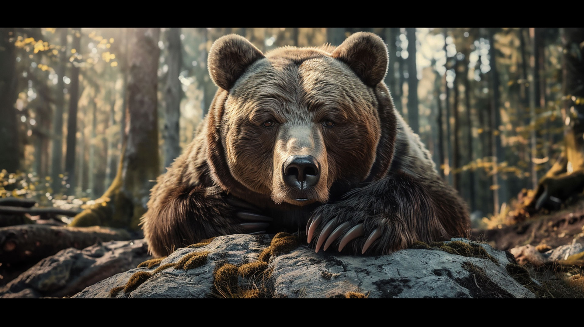 Trendy Bear Style: Contemporary HD Background