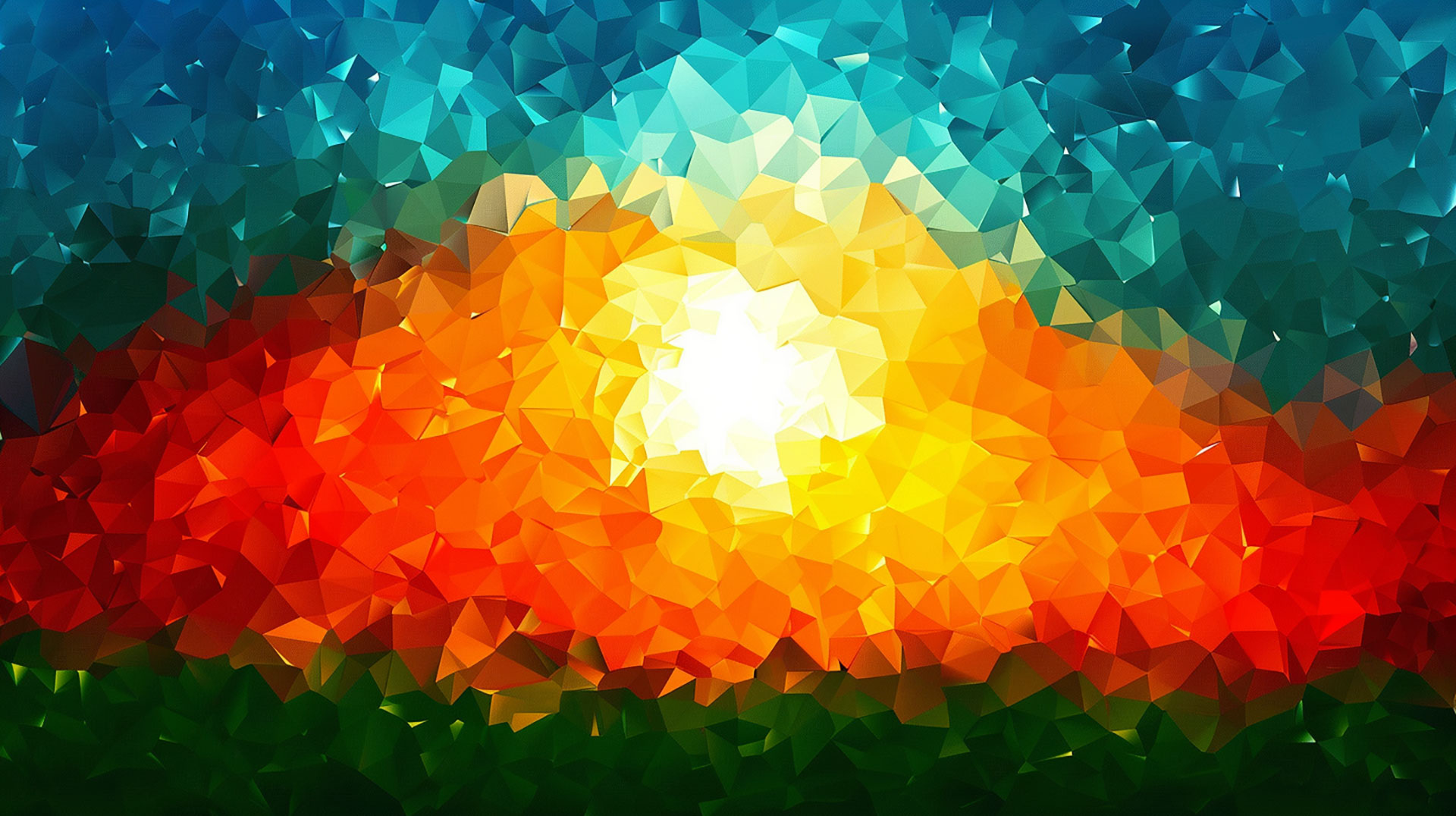 Free Download Cool Geometric AI Digital Background