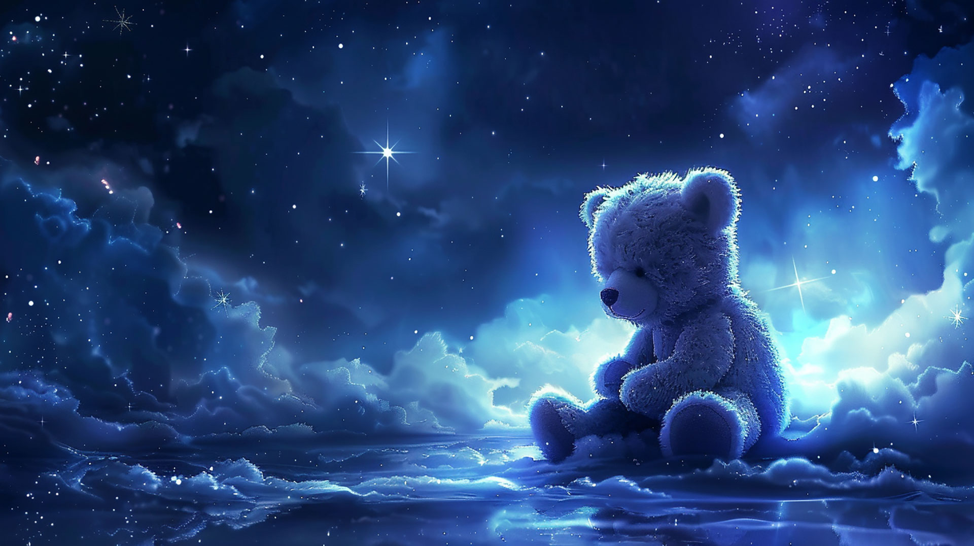 Hip Teddy Bear Digital Background in HD