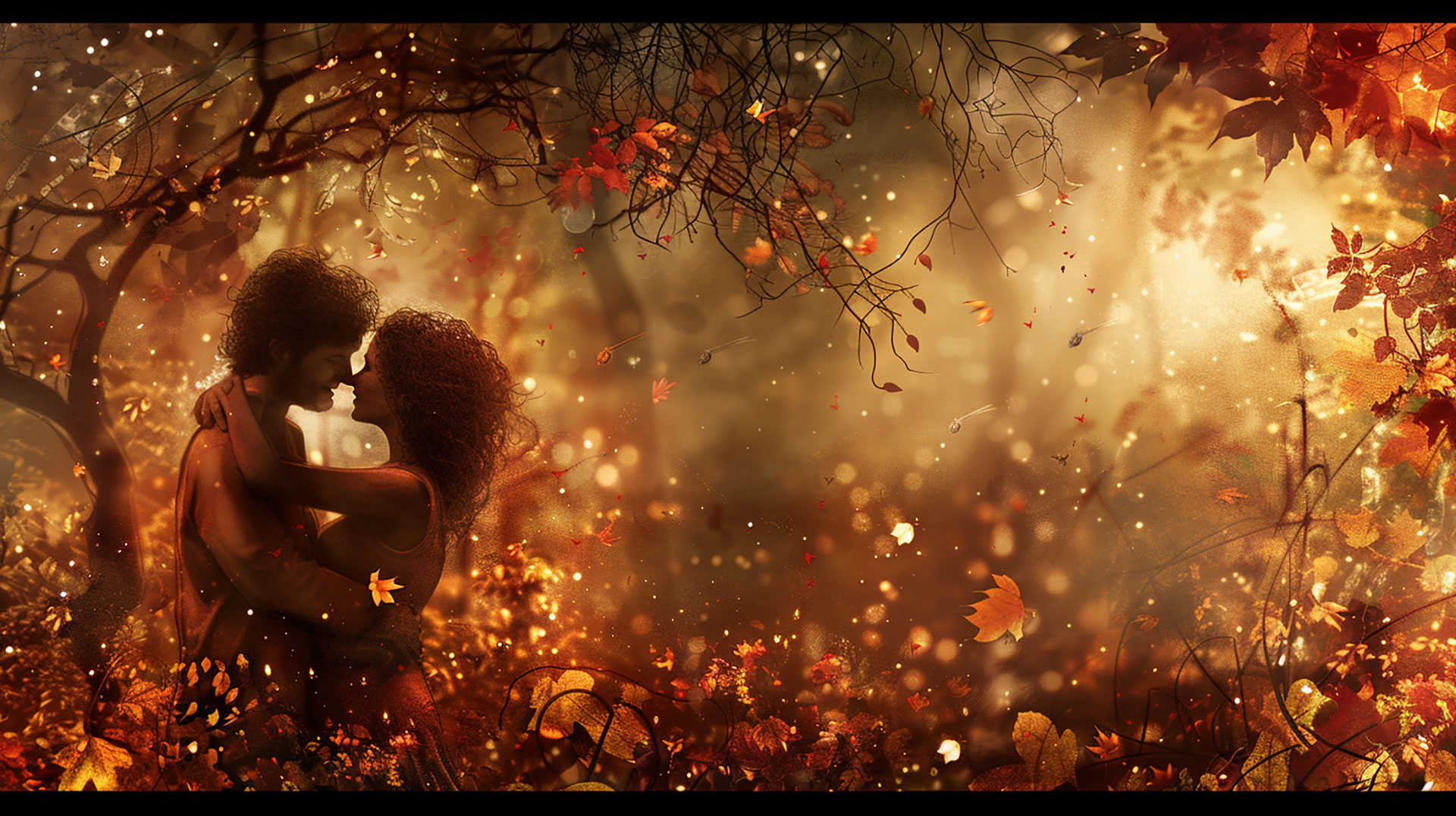 Free Couple Background AI Wallpaper Download