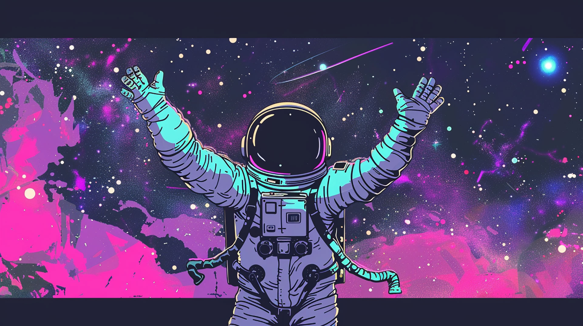 High-Resolution Cute Astronaut PC Wallpapers