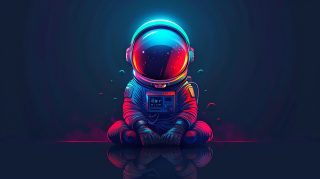 Free Ultra HD Cute Astronaut Wallpaper Download