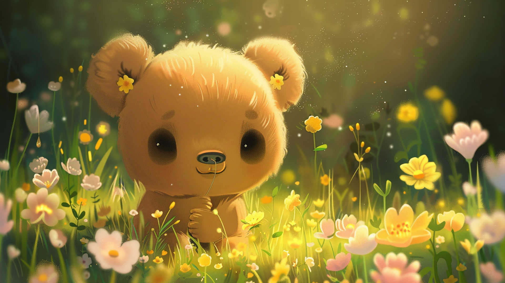 Bear Hugs: Bringing Joy to Your Desktop Background