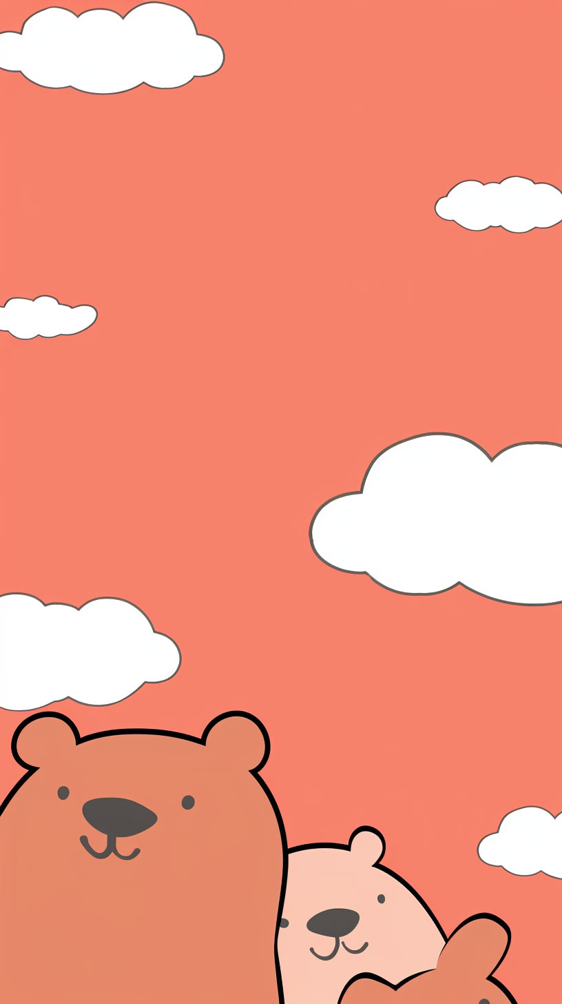 Bear Dreams: Tranquil Scene for Your Smartphone