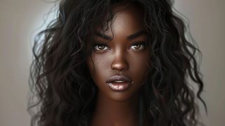 Sweet Black Girl: Beautiful Ultra HD Wallpaper Download