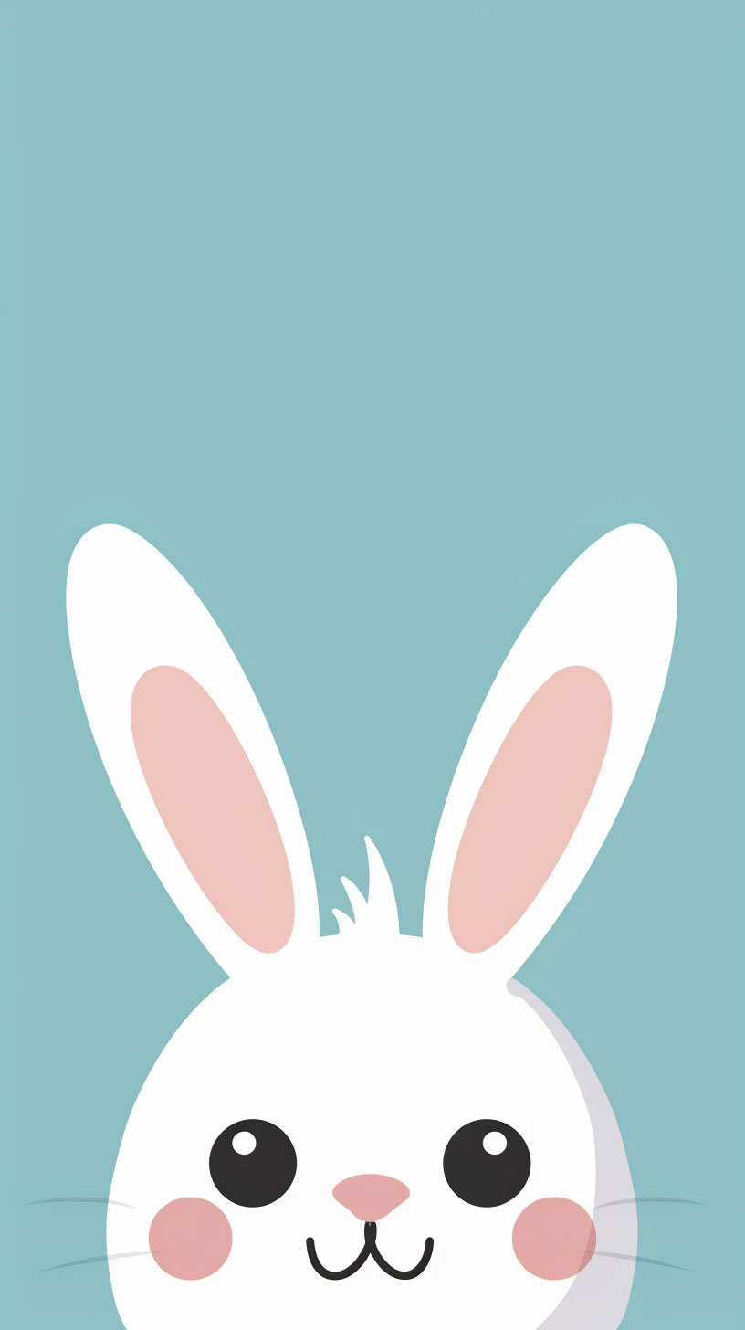 HD Cute Bunny Wallpaper: Adorable Mobile Background