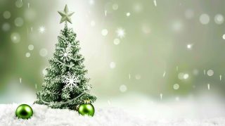 Endearing Christmas Tree AI Free Wallpapers