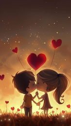 Cute Couple iPhone Wallpaper: Romantic Scenes