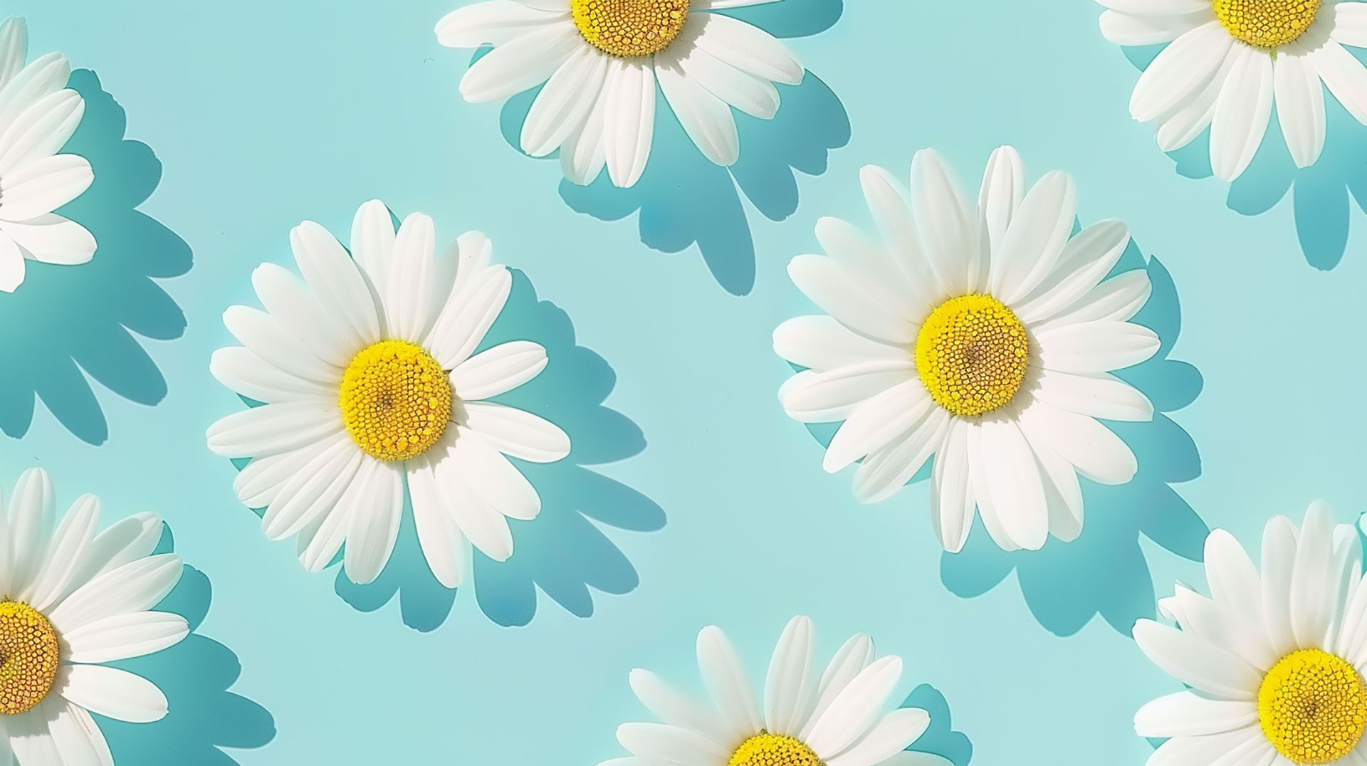 Playful Daisy AI Wallpaper Fun