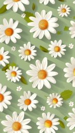 Charming Daisy Charm: Sweet Smartphone Backgrounds