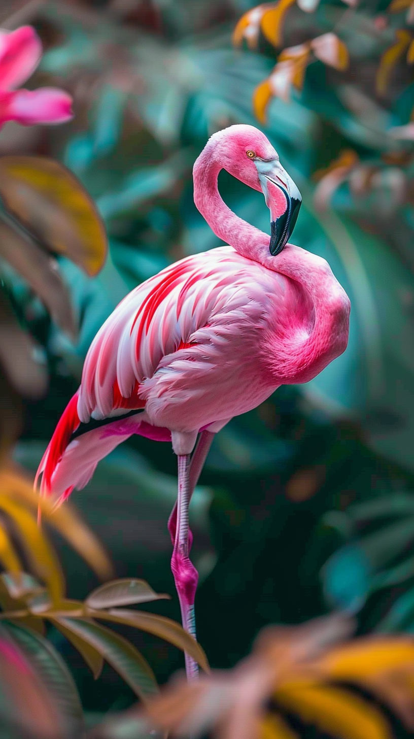 Lovely Flamingo Themes for Huawei