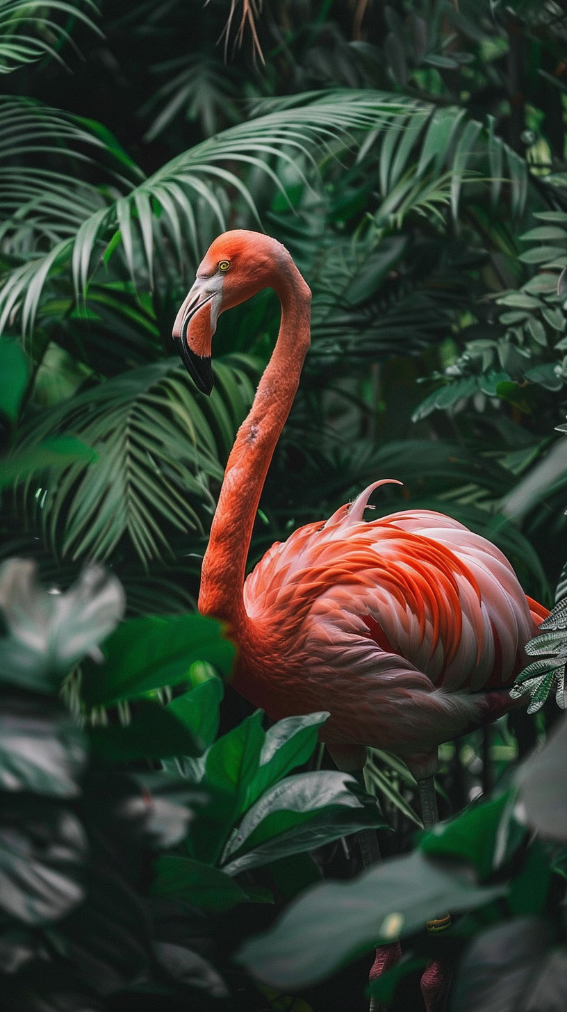 Whimsical Flamingo Mobile Wallpapers