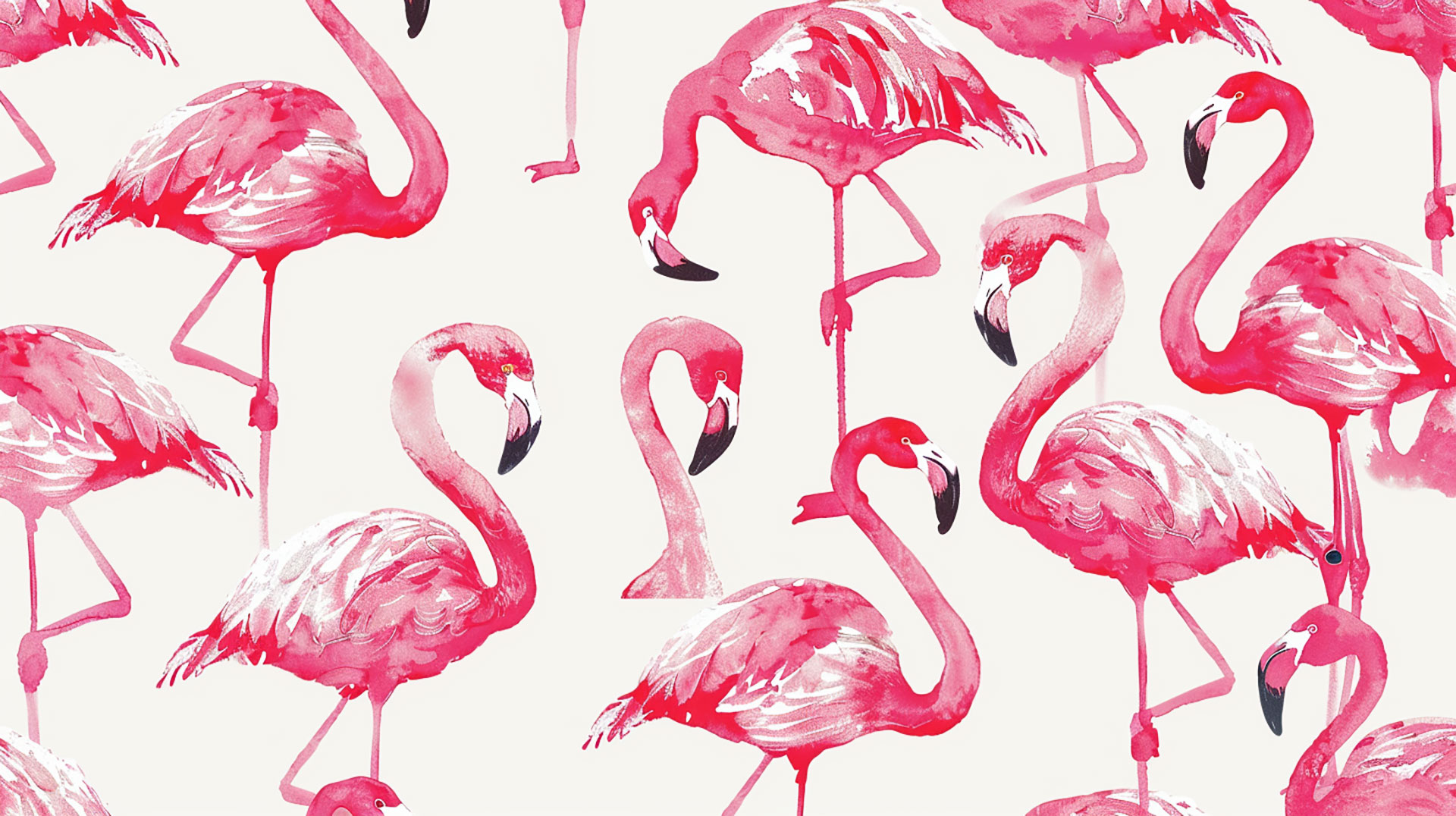 Endearing Flamingo AI HD Pics for Desktop