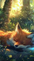 Adorable Cute Fox Wallpaper for Samsung Galaxy