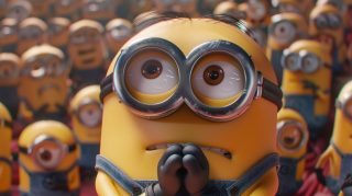 Lovely Minion Digital Wallpaper for Desktop Cheer