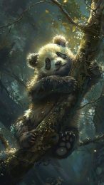 Sweet Panda AI Wallpaper for Samsung