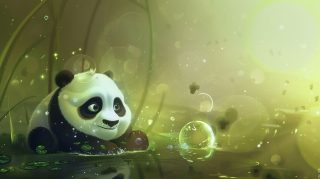 Absolutely Adorable Panda Cub AI Image