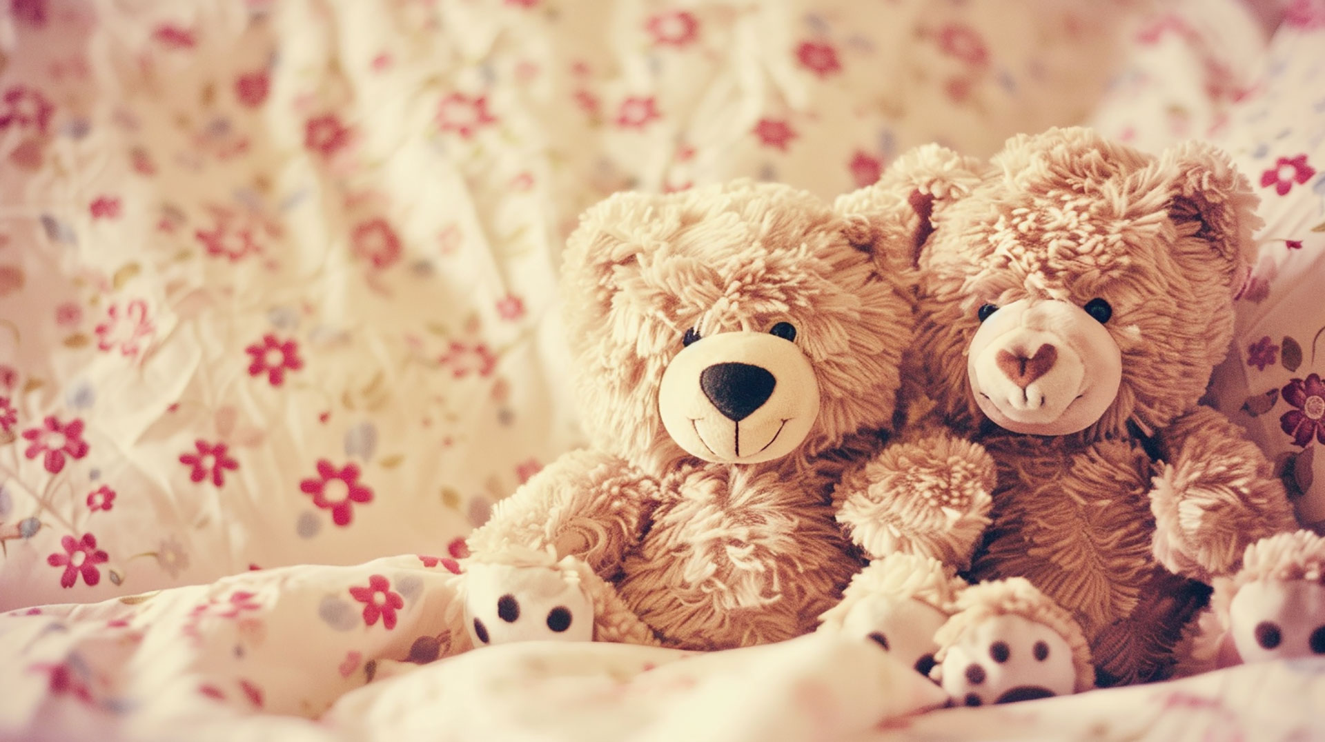 Cute Teddy Bear AI Wallpaper for Desktop Delight