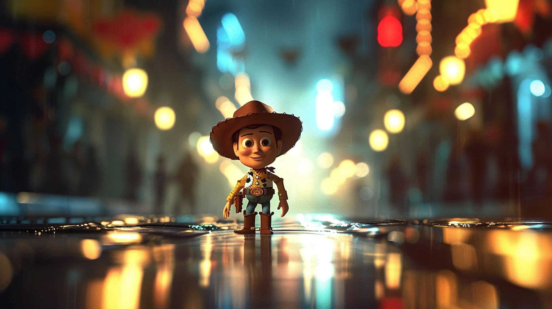 AI-Enhanced Cute Toy Story Desktop Background Photos