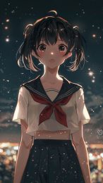 Cute anime lock screen wallpapers for mobile devices