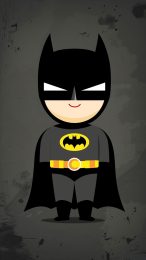 High Definition Cute Batman iPhone Lock Screen Wallpaper