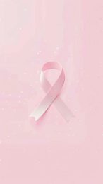 Cute Pink Ribbon Mobile Wallpaper