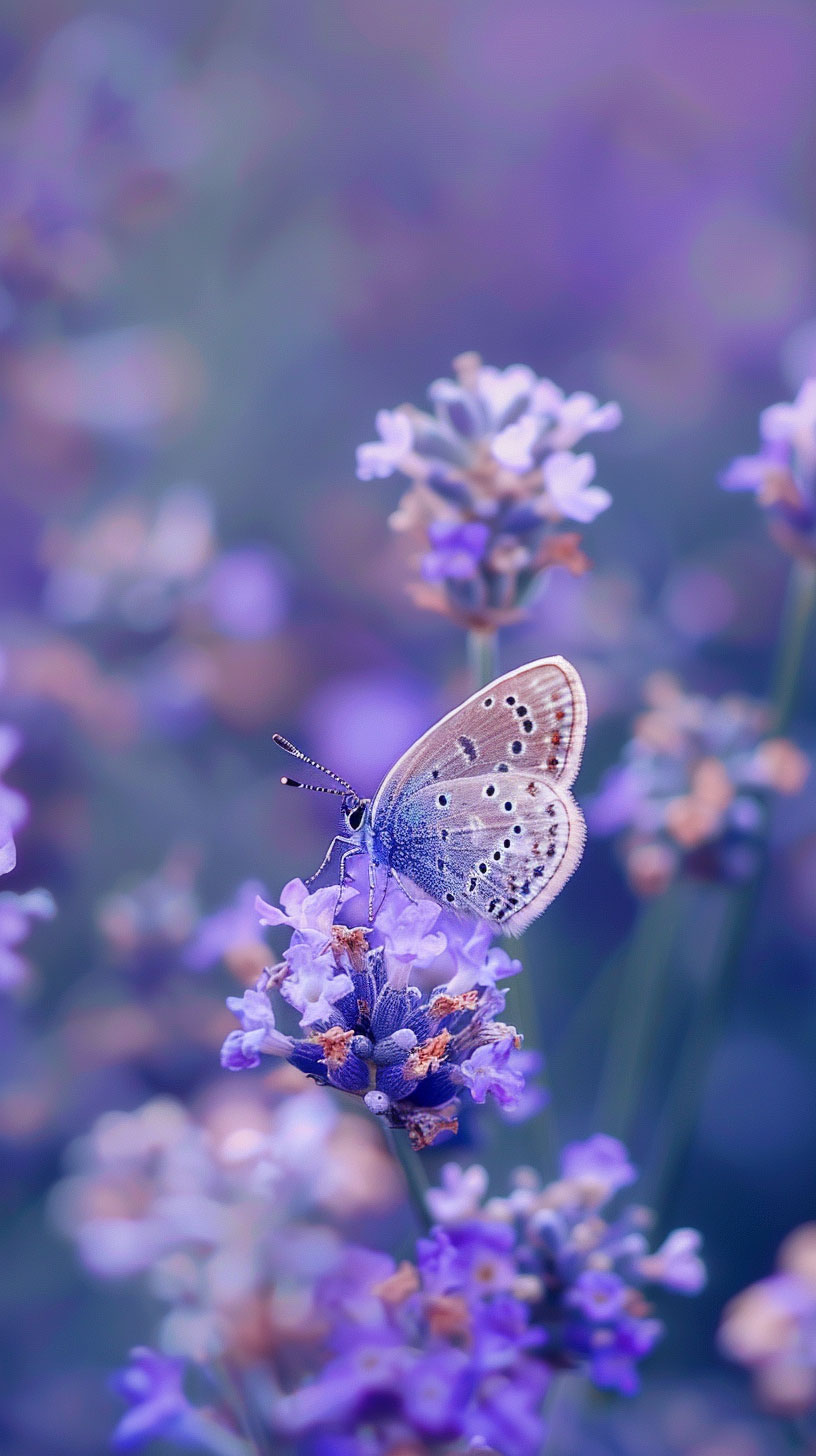 Dreamy Pastel Butterfly Lock Screen