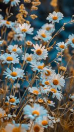 Vibrant Daisy Mobile Backgrounds for Android