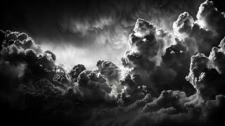 Free Dark Clouds AI Wallpaper Download