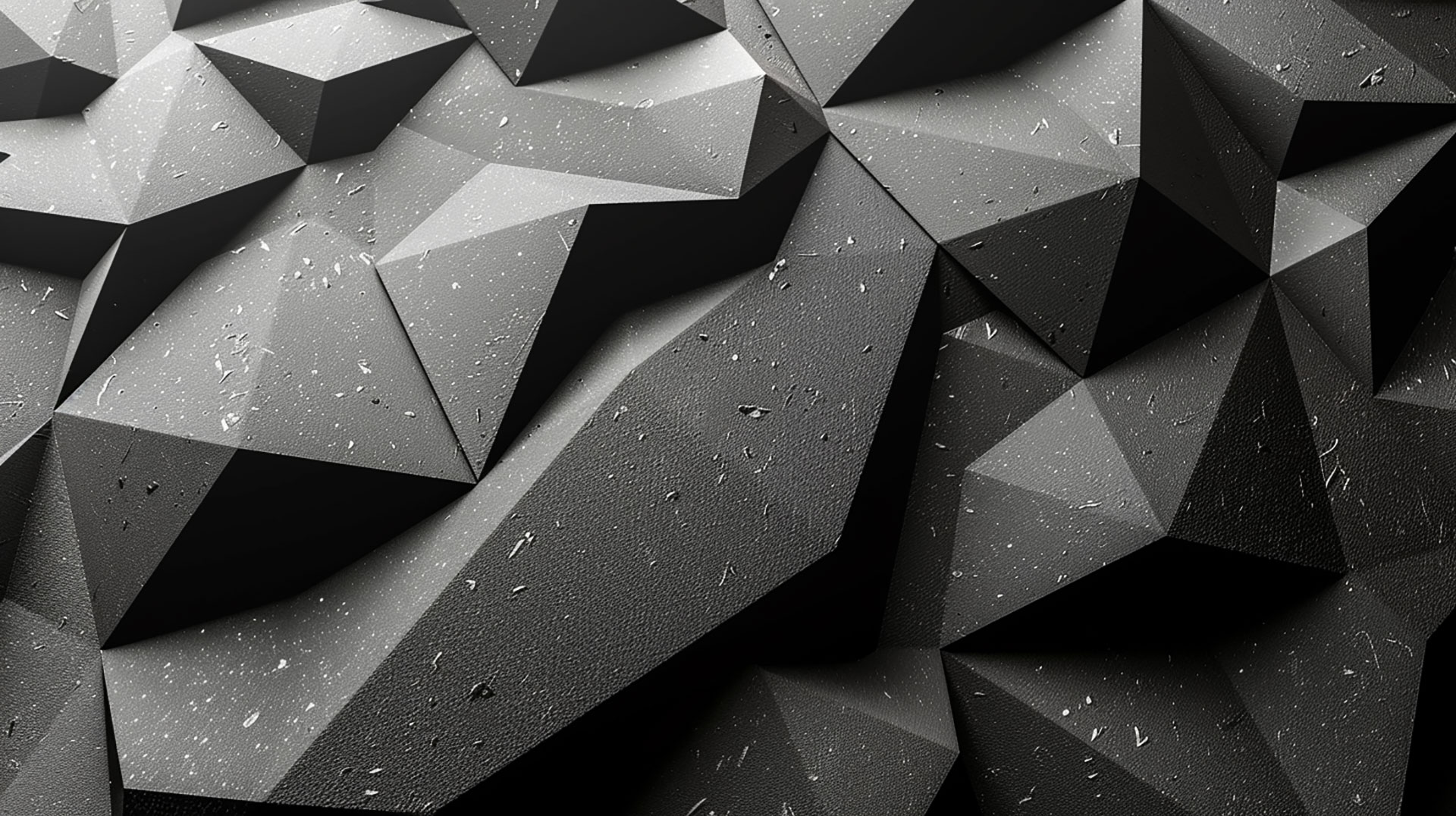 Stunning Dark Geometric AI Image for Desktop Wallpaper