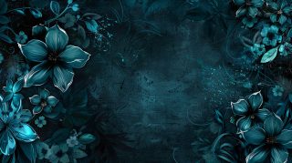 Tranquil Dark Teal AI Wallpaper: Free HD Downloads