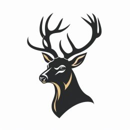 HD Deer Hunting Logo for Quality Hunting Gear