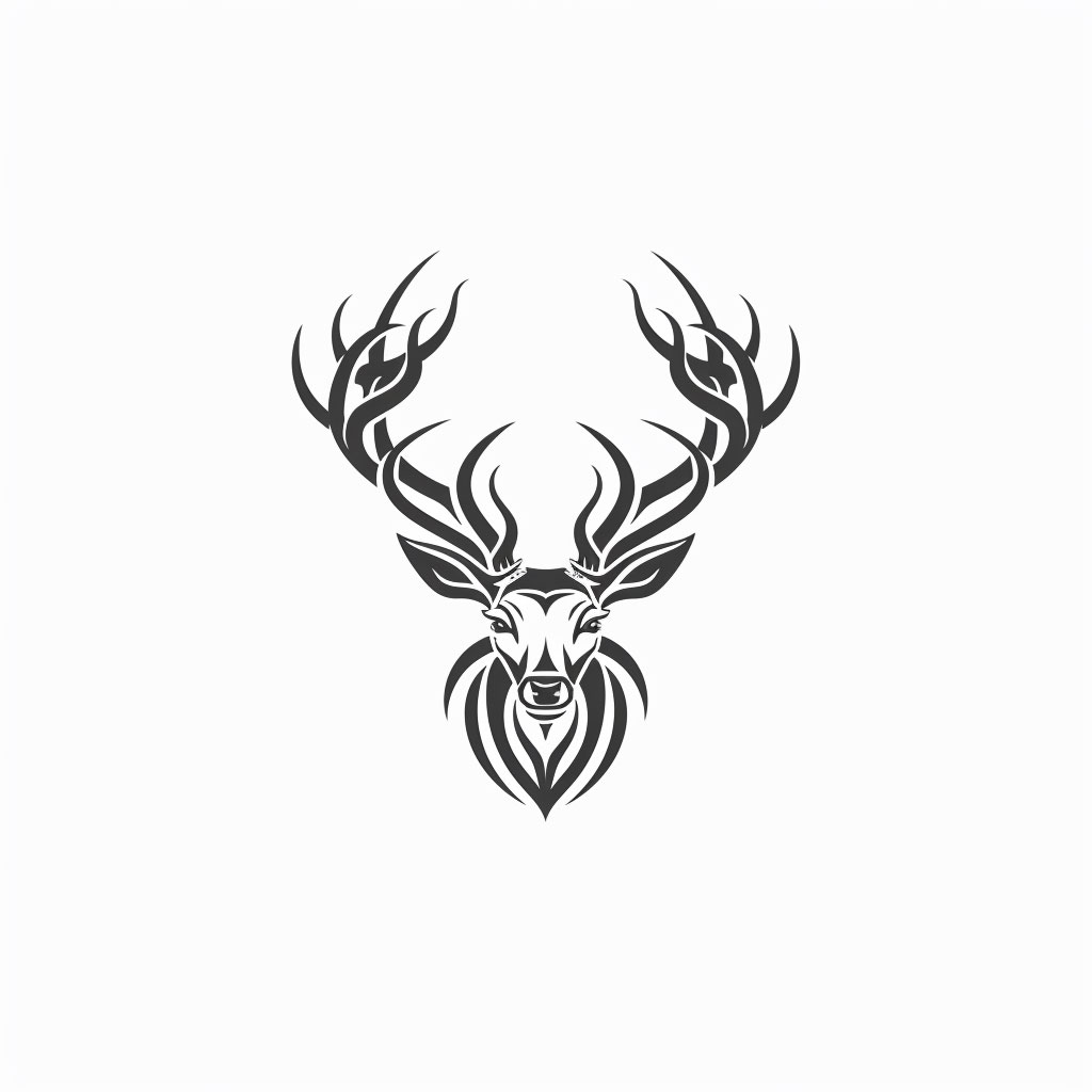 High Resolution Deer Hunting Logo for Outdoor Brands